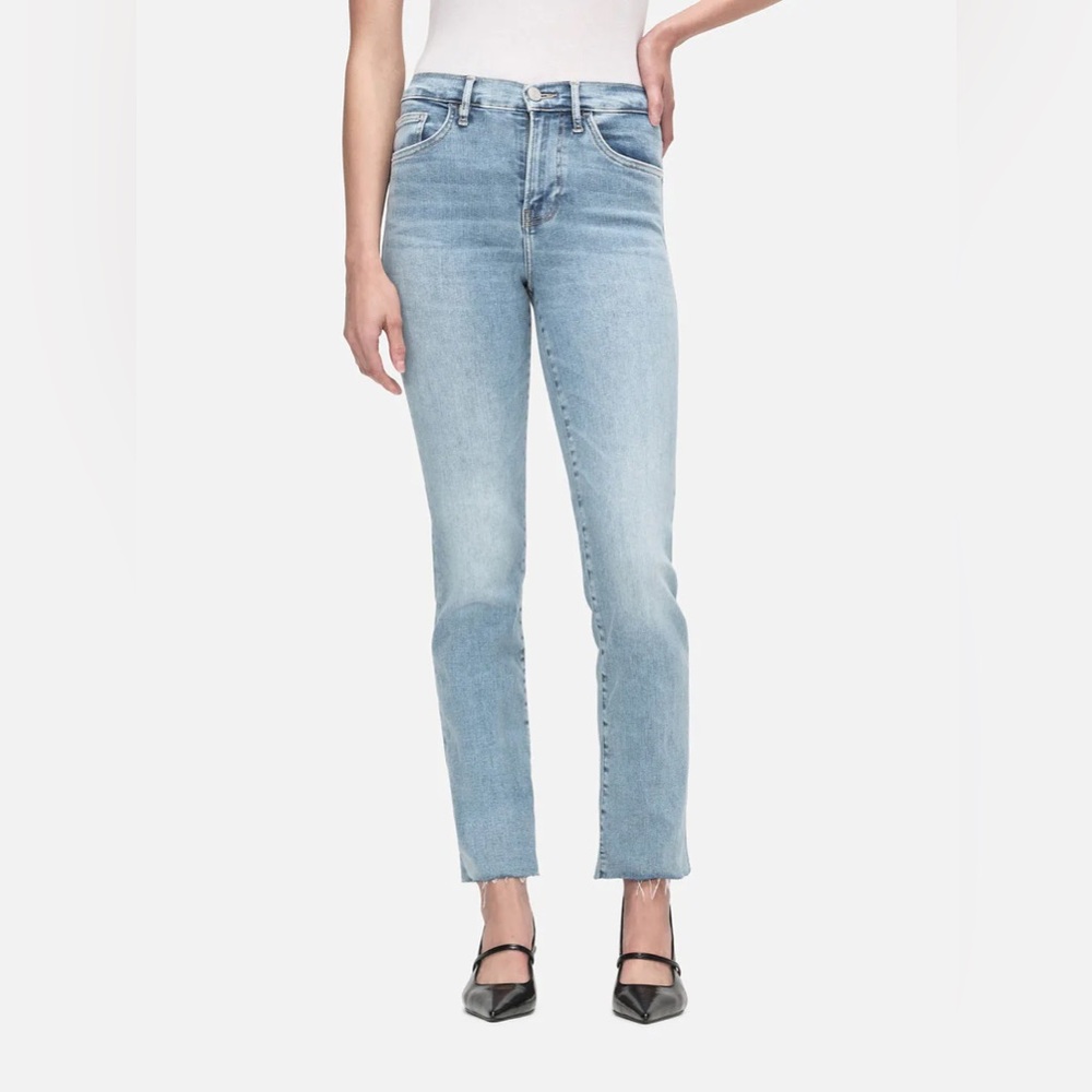 FRAME Le High Straight DENIM